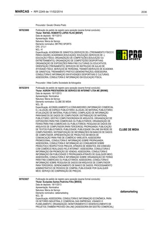 RPI - Marcas 2249 "Vervs Consultoria" 