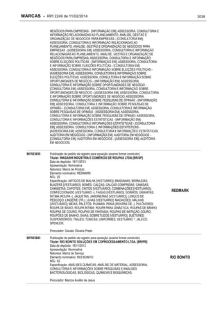 RPI - Marcas 2249 "Vervs Consultoria" 