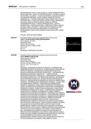 RPI - Marcas 2249 "Vervs Consultoria" 