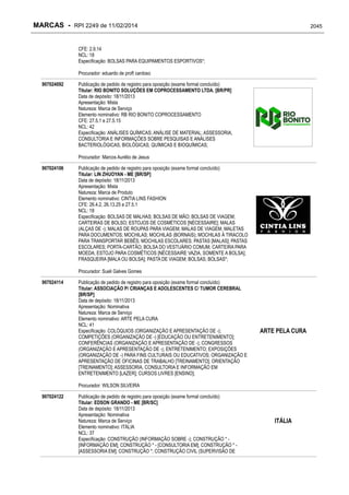 RPI - Marcas 2249 "Vervs Consultoria" 