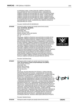 RPI - Marcas 2249 "Vervs Consultoria" 