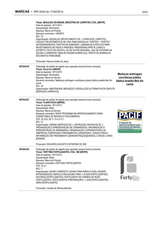 RPI - Marcas 2249 "Vervs Consultoria" 