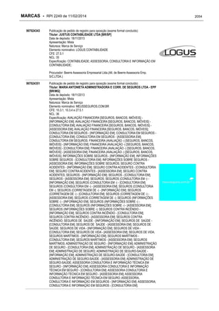 RPI - Marcas 2249 "Vervs Consultoria" 