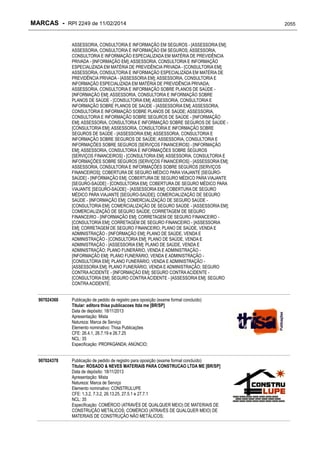 RPI - Marcas 2249 "Vervs Consultoria" 