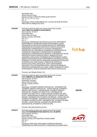 RPI - Marcas 2249 "Vervs Consultoria" 