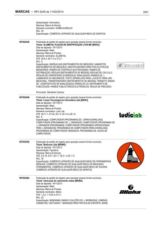 RPI - Marcas 2249 "Vervs Consultoria" 