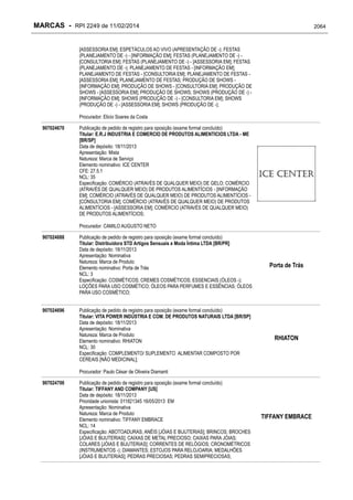 RPI - Marcas 2249 "Vervs Consultoria" 