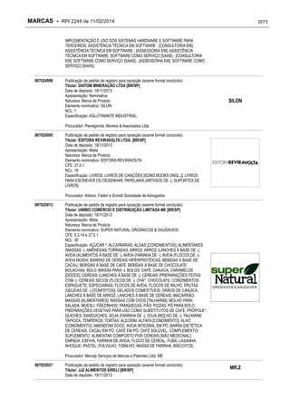 RPI - Marcas 2249 "Vervs Consultoria" 