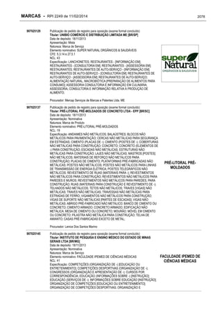 RPI - Marcas 2249 "Vervs Consultoria" 