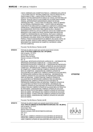 RPI - Marcas 2249 "Vervs Consultoria" 