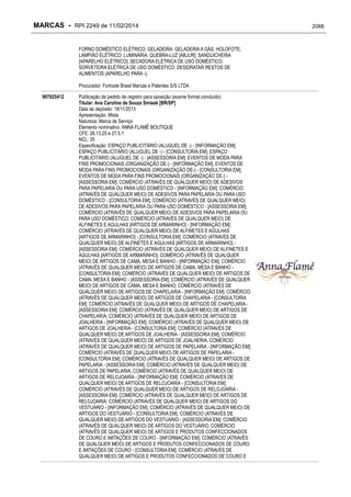 RPI - Marcas 2249 "Vervs Consultoria" 