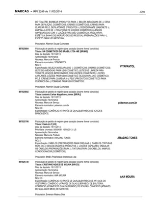 RPI - Marcas 2249 "Vervs Consultoria" 
