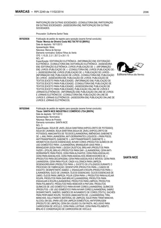 RPI - Marcas 2249 "Vervs Consultoria" 