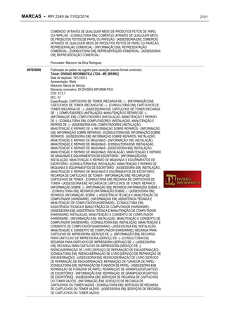 RPI - Marcas 2249 "Vervs Consultoria" 