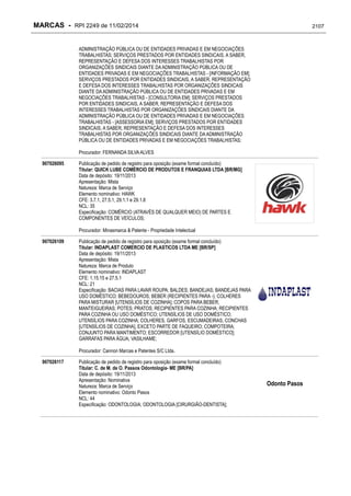 RPI - Marcas 2249 "Vervs Consultoria" 