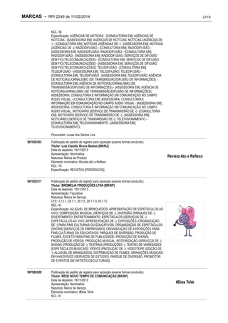 RPI - Marcas 2249 "Vervs Consultoria" 