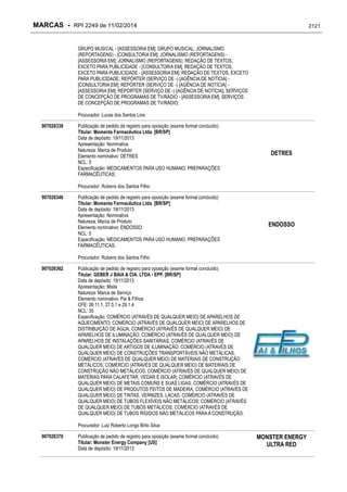 RPI - Marcas 2249 "Vervs Consultoria" 