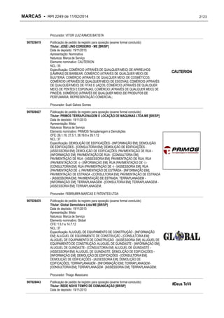 RPI - Marcas 2249 "Vervs Consultoria" 