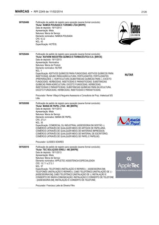 RPI - Marcas 2249 "Vervs Consultoria" 