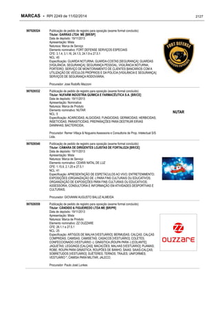 RPI - Marcas 2249 "Vervs Consultoria" 