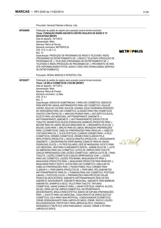 RPI - Marcas 2249 "Vervs Consultoria" 