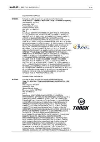 RPI - Marcas 2249 "Vervs Consultoria" 