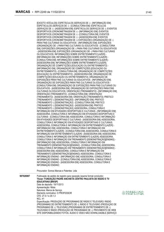 RPI - Marcas 2249 "Vervs Consultoria" 