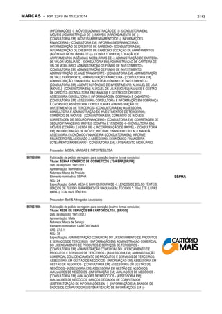 RPI - Marcas 2249 "Vervs Consultoria" 