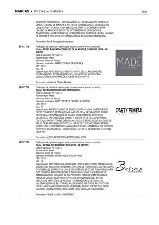 RPI - Marcas 2249 "Vervs Consultoria" 