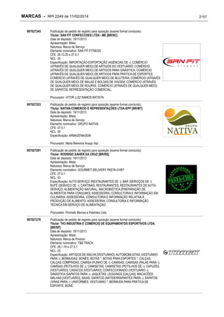 RPI - Marcas 2249 "Vervs Consultoria" 