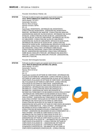 RPI - Marcas 2249 "Vervs Consultoria" 