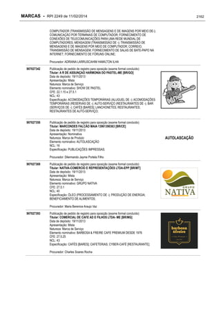 RPI - Marcas 2249 "Vervs Consultoria" 