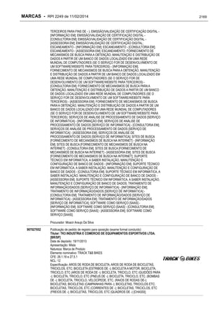 RPI - Marcas 2249 "Vervs Consultoria" 