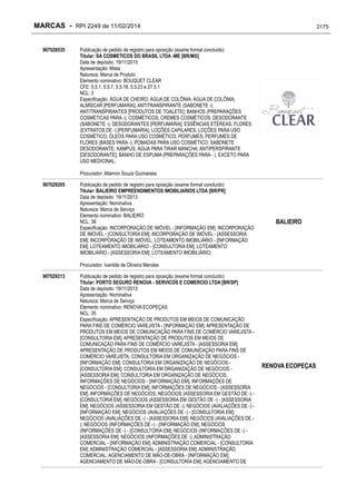 RPI - Marcas 2249 "Vervs Consultoria" 