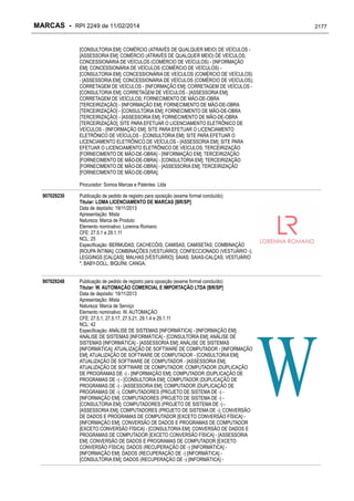 RPI - Marcas 2249 "Vervs Consultoria" 