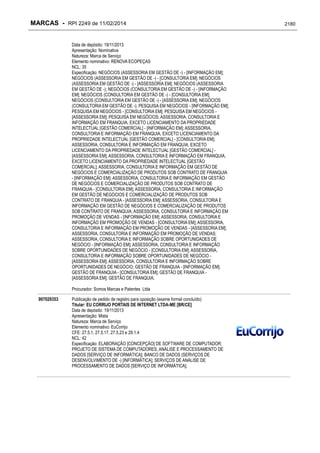 RPI - Marcas 2249 "Vervs Consultoria" 