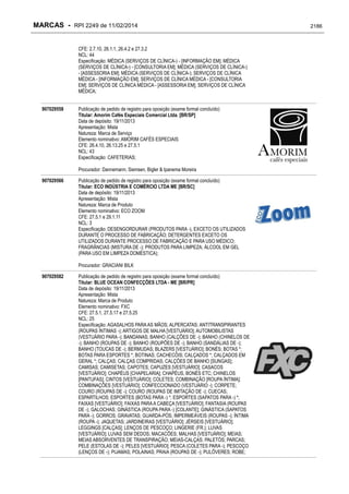 RPI - Marcas 2249 "Vervs Consultoria" 
