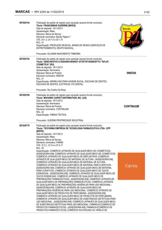 RPI - Marcas 2249 "Vervs Consultoria" 