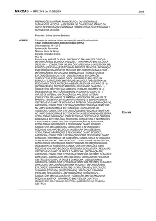 RPI - Marcas 2249 "Vervs Consultoria" 