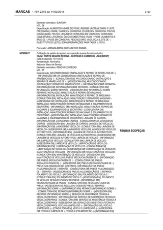 RPI - Marcas 2249 "Vervs Consultoria" 