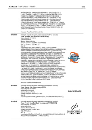 RPI - Marcas 2249 "Vervs Consultoria" 