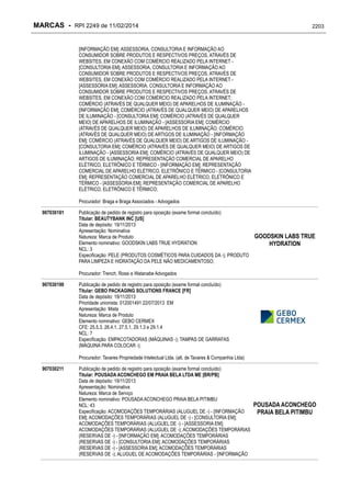 RPI - Marcas 2249 "Vervs Consultoria" 