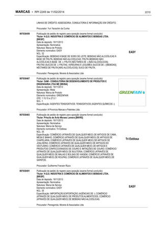RPI - Marcas 2249 "Vervs Consultoria" 