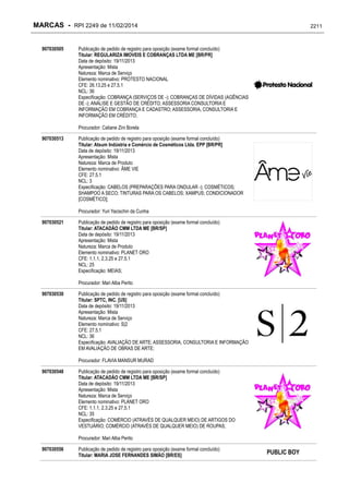 RPI - Marcas 2249 "Vervs Consultoria" 