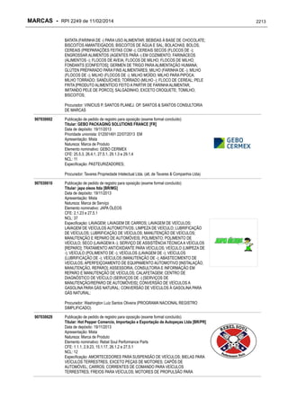 RPI - Marcas 2249 "Vervs Consultoria" 