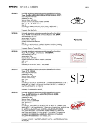 RPI - Marcas 2249 "Vervs Consultoria" 