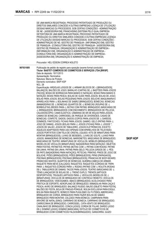 RPI - Marcas 2249 "Vervs Consultoria" 