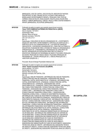 RPI - Marcas 2249 "Vervs Consultoria" 