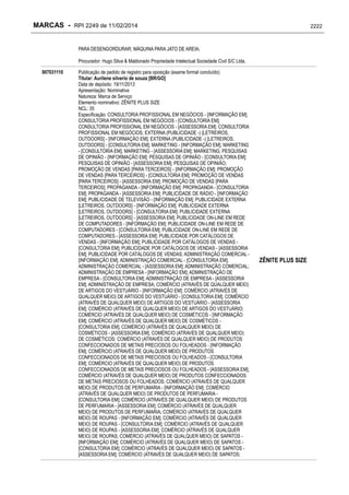 RPI - Marcas 2249 "Vervs Consultoria" 