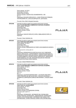 RPI - Marcas 2249 "Vervs Consultoria" 